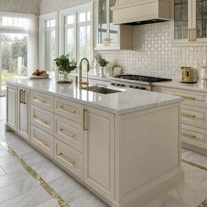 Gabinetes de Cocina Modernos en Color <span class=keywords><strong>Blanco</strong></span> <span class=keywords><strong>Perla</strong></span> Lacado a Precio Reducido - Product Image 5