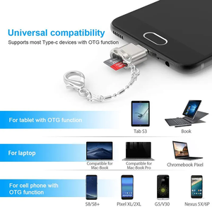 OTG Đầu đọ<span class=keywords><strong>c</strong></span> thẻ <span class=keywords><strong>Type</strong></span>-<span class=keywords><strong>C</strong></span> để TF Micro SD Adapter xách tay USB-<span class=keywords><strong>C</strong></span> Đầu đọ<span class=keywords><strong>c</strong></span> Bộ nhớ cho iPad Pro Samsung MacBook Huawei Xiaomi - Product Image 4