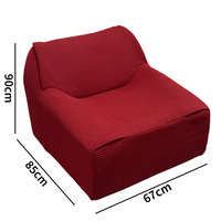 Fauteuil-lit modulaire monoplace compressé sous vide pour hôtel, coin lecture, bureau, salle de repos - Vente en gros