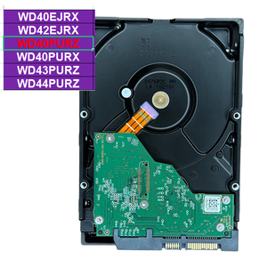 WD40PURZ 4TB Purple Monitoring HDD 3.5 inci SATA 3 6Gb/s 5400 rpm 64MB Cache 24/7 Jam Tahan Cuaca All-Weather AllFrame untuk Sistem NVR DVR - Product Image 1