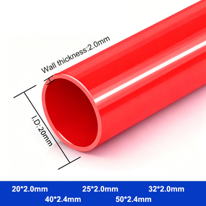 Tubería de <span class=keywords><strong>PVC</strong></span> Rígida de Alta Presión y Diversos Longitudes, Tubería de Plástico Moldeado en Tamaños y Colores de 400 mm - Product Image 5