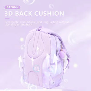 Sac à dos scolaire ergonomique, mignon, tendance, imperméable, pour un usage quotidien, unisexe, avec ouverture à 180° - Product Image 3