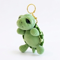 En stock, porte-clés en peluche tortue mignon, prêt à être expédié, pendentif animal marin en peluche, breloque de sac, accessoire Kawaii, CE EN71