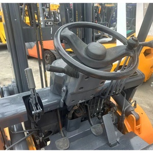 <b>Used</b> TCM FD30 Diesel Forklift Good Condition Earthmoving Heavy Equipment with Two Stage Mast and Carrying Frame - Product Image 5