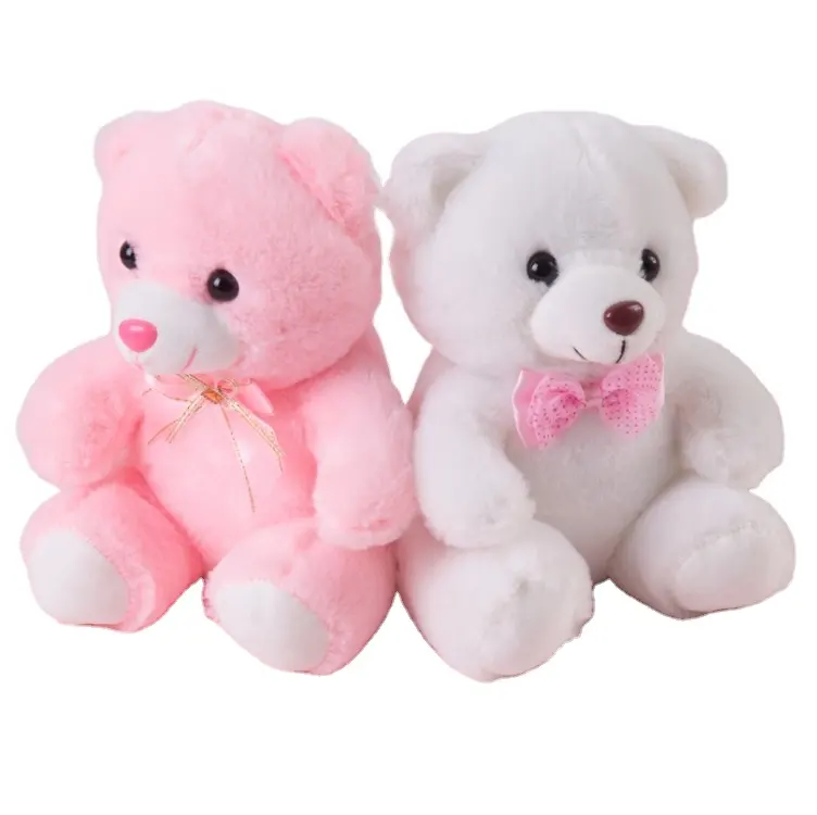 귀여운 빛나는 사랑 곰 Peluches 동반자 박제 동물 장난감 작은 테드 디 곰 봉제 장난감