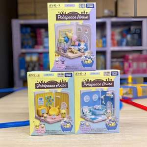 Pokemoned Figure Poke Peace House Anime Figures Pocket Monster Scène Ornement Enfants Cadeau De Noël Jouets Monstre Collection Enfant Jouet - Product Image 4
