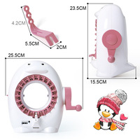 Machine à tricoter circulaire à 22 aiguilles pour crochet, modèle Penguin, pour la vente