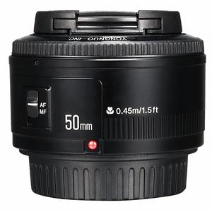YONGNUO YN50mm YN50 F1.8 objectif de caméra EF 50mm AF MF ouverture d'objectif pour Canon 700D <span class=keywords><strong>750D</strong></span> 5D 6D Mark II IV 10D objectif reflex numérique - Product Image 1