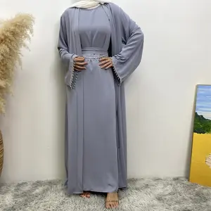 Aliexpress eBay Amazon Oriente Medio Dubai más musulmán Cardigan abrigo abaya musulmán abaya vestido fabricante CHINA