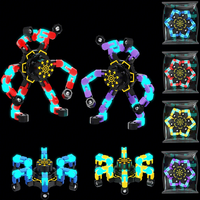 Fidget Spinner Anti-Stress Sensoriel Créatif Transformable Robot Jouets Fidget Spinner pour Enfants et Adultes