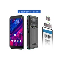 Precio de fábrica Modelo 5 RFID PDA Escáner de código de barras GMS de mano 1D 2D Terminal de colector de fecha portátil para inventario de almacén