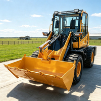 Mini-chargeuse de haute qualité Euro 5 CE EPA, chargeuse sur pneus tout-terrain, chargeuse sur pneus compacte pour la construction, chargeuse sur pneus compacte pour la ferme