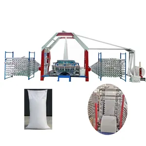Máquina de fabricación de sacos tejidos PP con telar circular de 4 lanzaderas/línea de máquina de fabricación de bolsas tejidas PP/máquina de tejer