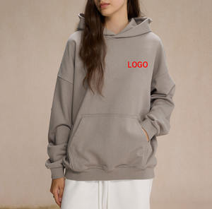 เสื้อฮู้ดผ้าฝ้าย80% สำหรับผู้ชายเสื้อฮู้ดขนแกะโพลีเอสเตอร์20% โลโก้ได้ตามต้องการ - Product Image 1