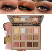 Palette d'ombres à paupières multichromes imperméables, maquillage de marque privée, coffret cadeau, logo personnalisé, livre d'ombres à paupières, étiquette privée, MSDS