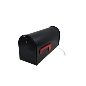 Caixa de correio de metal moderna montada na parede, à prova d'água, para uso ao ar livre, caixa de cartas, entrega de papel, caixa de cartas