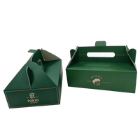 Boîte cadeau portable de luxe haut de gamme recyclable avec impression couleur UV et effet estampage à chaud or – Emballage premium pour friandises