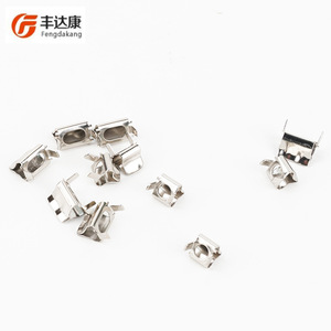 Conector de Alimentación Horizontal Fengdakang, Resorte AC de 0.3mm, Acero Inoxidable Niquelado - Product Image 3