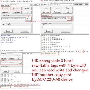 Uid viết lại có thể thay đổi 13.56MHz thông minh IC <span class=keywords><strong>Key</strong></span> tag có thể ghi Zero 0 ngành 0 khối Gen1 1K thiết bị thẻ Máy Photocopy Clone Móc chìa khóa - Product Image 3