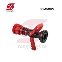 Buse de pulvérisation à poignée pistolet en aluminium réglable de 1,5 pouce, 115-230-360-475 LPM, avec manchon en mousse flexible multifonctionnel, rouge, directement de l'usine