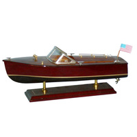 Modèles de yachts et de bateaux rapides exquis de 25 cm, objets de collection de haute qualité avec des offres imbattables, modèle de bateau rapide en bois Riva