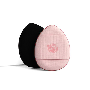 Pinkz Custom 3x4cm Mini houppette à poudre pour les doigts, éponge de <span class=keywords><strong>maquillage</strong></span> lavable, houppette pour anticernes avec étiquette privée personnalisée - Product Image 2