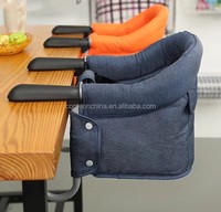 Verstellbarer schneller Tischs tuhl Baby hochstuhl Sicherer Haken am Hochstuhl Klappbarer flacher Stauraum Abnehmbarer tragbarer Babynahrung ssitz