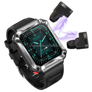 Hot-selling Waterproof Square TFT Smartwatch Dual SIM Magnetic Compass Remote Control-Factory Price Featuring BT Calling Sports - Product Image 2