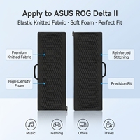 Penutup Pelindung Kain Rajut untuk Pengganti Headband Headphone ASUS ROG Delta II