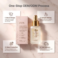 Sérum Peptidique pour la Croissance des Cheveux, Complexe GHK-Cu, Cheveux Plus Épais et Plus Volumineux, Nourrissant, Sans Prostaglandine, OEM, Marque Privée, Vente en Gros