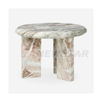 Table basse en marbre naturel de conception personnalisée, style moderne et luxueux, forme personnalisée, vente en gros