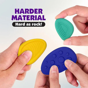 2024 New 6-<b>Pack</b> Silicone Sensory Worry Stones <b>Fidget</b> Toys for Anxiety Relief for Age Range 5-7 Years - Product Image 4