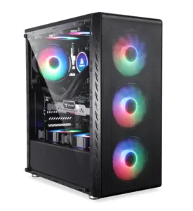 2021 QDI TANKPLUS Computer Case Gaming PC Case Mid Tower ATX Desktop Computer Case Chasis Atx