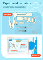 Kit Lengan Robot Hidrolik Buatan Tangan Model Anatomi Bio-mimikri Set Pembelajaran Fisika Edukatif Ramah Lingkungan Daur Ulang DIY Hobi