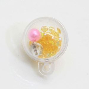 2Mm Đầu Lỗ Rỗng Vòng Hình Cầu Bóng Trong Suốt Shell Nhưng Đầy Màu Sắc Biển Shell Và Nhựa Hạt Trong Key Chain Decor - Product Image 2