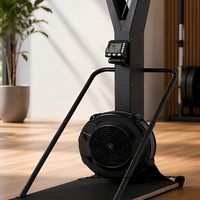 Machine de ski à résistance mécanique commerciale, entraîneur cardio en acier avec écran LED, équipement d'exercice complet pour salle de sport intérieure
