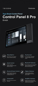 Graffiti thông minh 8-inch máy chủ âm nhạc điều khiển trung tâm Màn hình ZigBee Gateway được xây dựng trong Alexa điều khiển bằng giọng nói toàn màn hình - Product Image 3