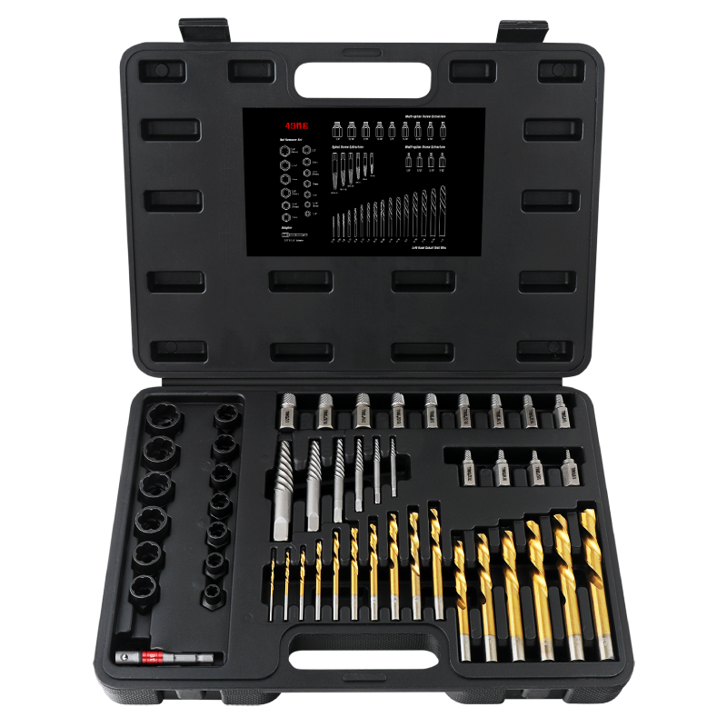 49pc Screw Extractor Tool Set Damaged