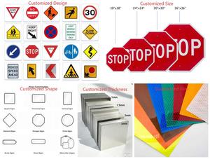 Señal de Tráfico LED Personalizada de Alta Luminosidad con Marco de Aluminio, Película Reflectante de Cuarto Grado, Señal de Nombre de Calle con Energía Solar para Carreteras - Product Image 3