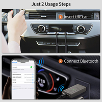 Großhandel Custom Aluminium legierung 3,5mm Audio-Buchse Auto BT-Verbindungs kabel HD-Audio mit USB für Mobiltelefon Brandneuer Zustand