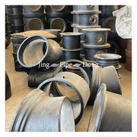 Coude à 45 degrés en fonte ductile haute pression DN500 EN545, qualité supérieure, prix usine, 1 pièce