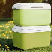 Glacière à roulettes 36L avec logo personnalisé, réfrigérateur portable d'extérieur en PE de qualité alimentaire pour les voyages en voiture
