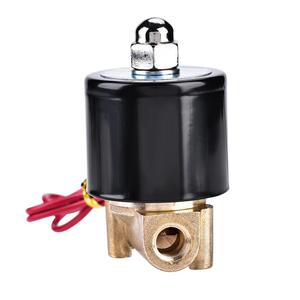 วาล์วโซลินอยด์น้ำมันดีเซลทองเหลืองขนาดเล็ก COVNA DN8 1/4 นิ้ว 2 ทาง 12V 24V DC แบบปิดปกติ - Product Image 3