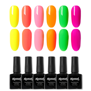 Esmalte de uñas en gel fluorescente, laca de uñas <span class=keywords><strong>semipermanente</strong></span> uv led, esmalte de uñas en gel neón de etiqueta privada - Product Image 3