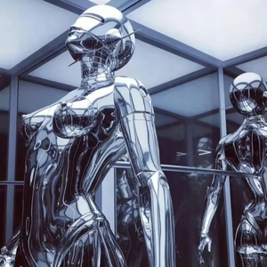 Skulptur für Moderne Technologie – Kunstobjekt für Ausstellungsräume und Wohnzimmer - Product Image 1