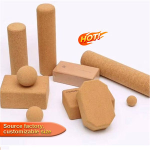 Tianlei Nhà Sản Xuất Nhà Máy Bán Buôn Tùy Chỉnh Nút Chai Gạch, Yoga Khối Gạch, Yoga Gạch Với Logo - Product Image 4