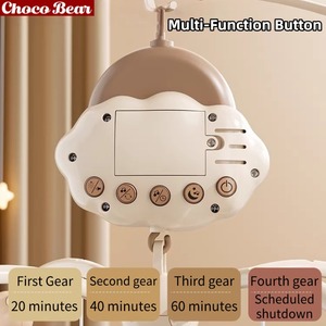 <span class=keywords><strong>Mobile</strong></span> musical pour bébé en ABS, éducation précoce, <span class=keywords><strong>mobile</strong></span> pour berceau, 360° °   Cloche musicale rotative - Product Image 3