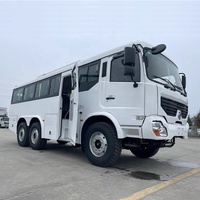 Célèbre autobus Dongfeng 6x6, nouveau diesel, 30 places, véhicules de transport, transport minier, autobus tout-terrain, autobus touristique