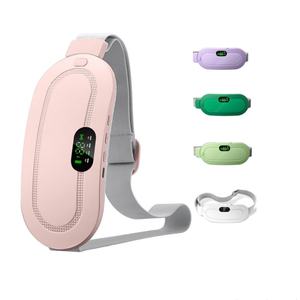 Portable affichage numérique sans fil coussin chauffant menstruel chauffage rapide période de Massage taille ceinture femmes masseur menstruel - Product Image 1