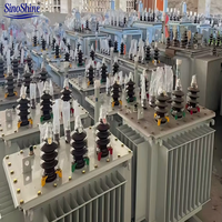 Transformador de Potencia para Subestación SinoShine, 3150kVA, 10kV, ONAN, Trifásico, Alta Eficiencia, Certificado ISO CE, Equipo Eléctrico para Exteriores